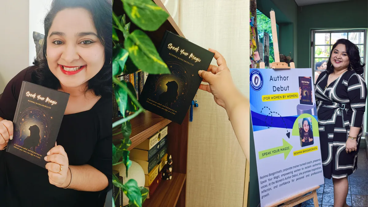 Reshma Bangarimath with Speak Your Magic